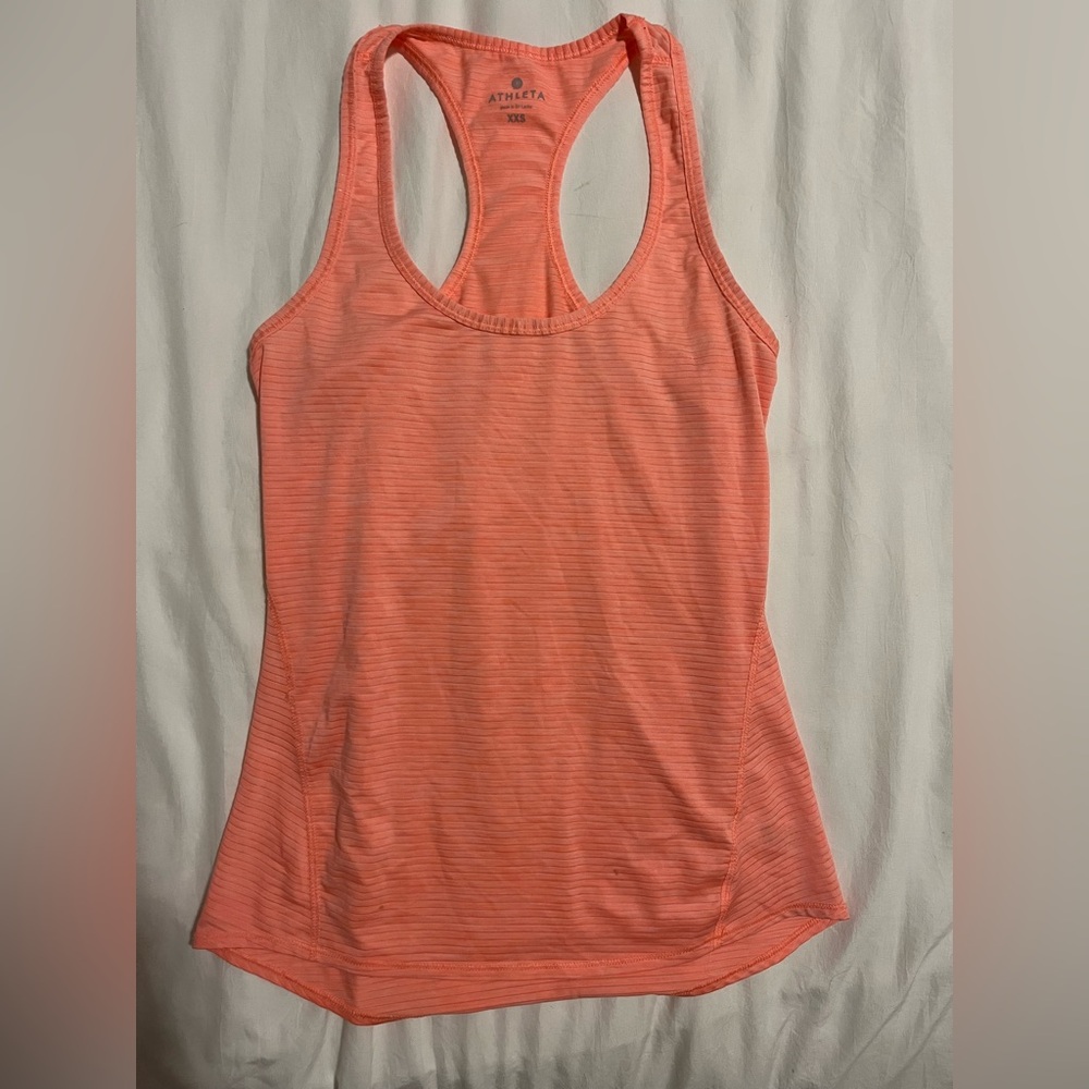Coral Athleta Cami